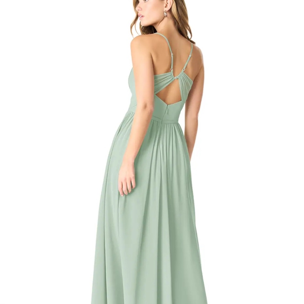 NWT Azazie Cora Dress in Agave